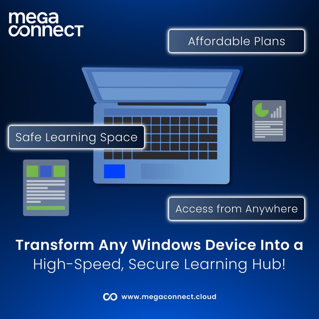 Megaconnect visual identity application