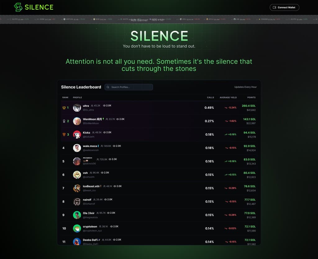 Silence brand application